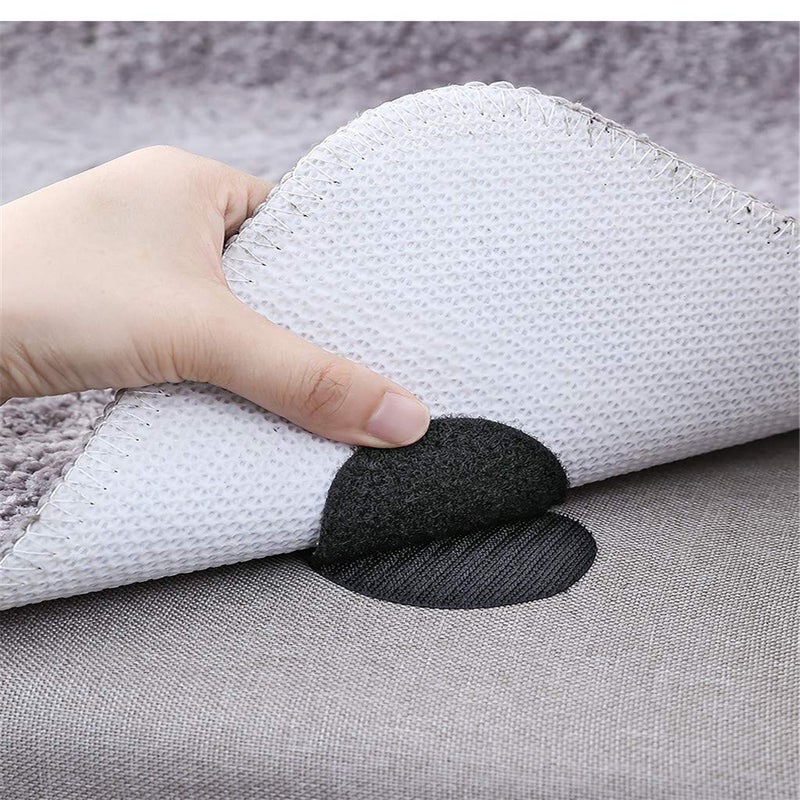 LLPT 32 Pairs Hook and Loop Tape Fastener Round Dia. 2.4â€ Sticky Dots Pad with Heavy Duty Adhesive Hook Loop Strip Mounting Tape for Home Deco Office School Outdoor (RSB320) - Image 2